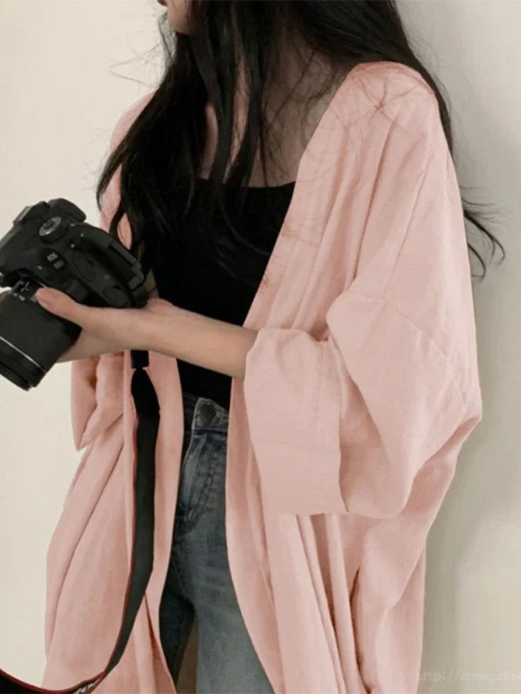 KStyle Strickjacke Sonnenschutz - Dünn Atmungsaktiv L