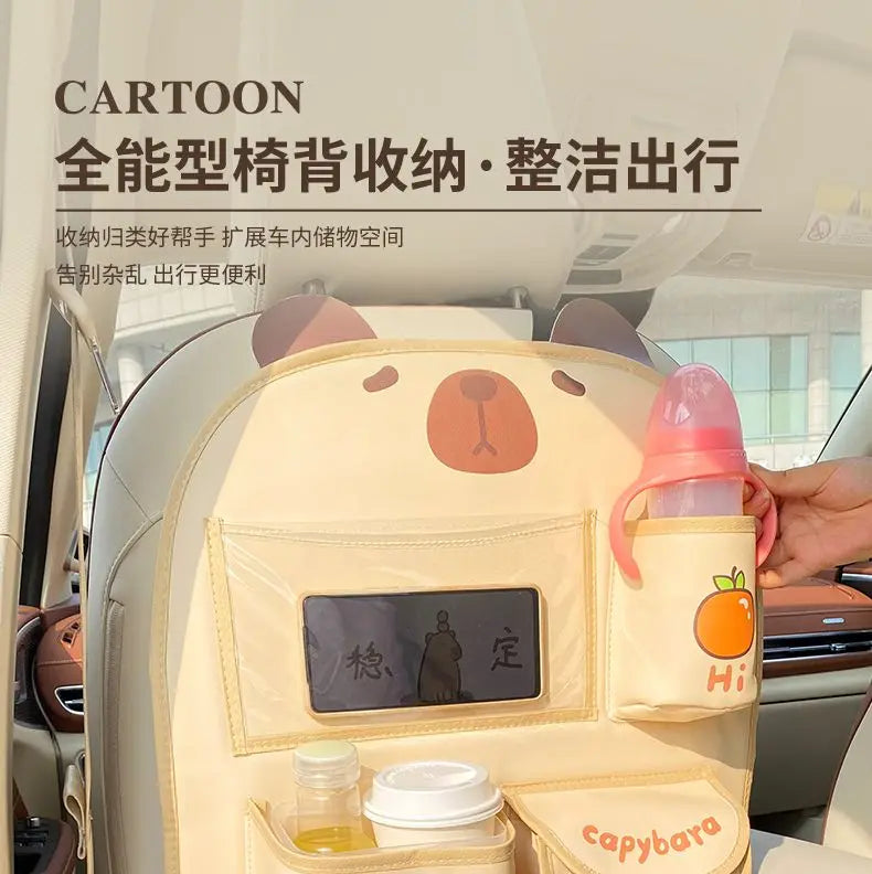Car Seat Back Storage Bag Hanging Bag Multifunctional Storage Box Car Seat Back Storage Bag Car Interior Decoration Supplies