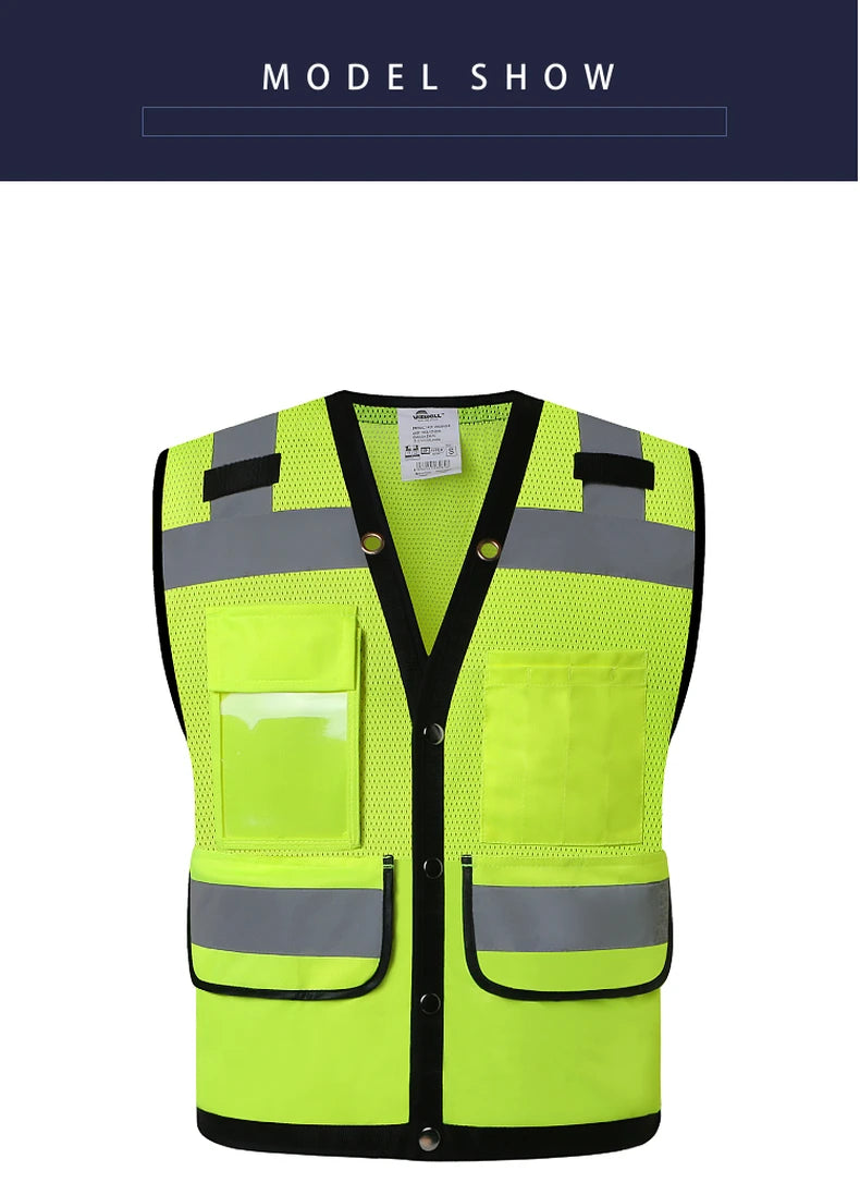 SPARDWEAR 105M Warnweste - Polyester, reflekt., Gr. S-XXL