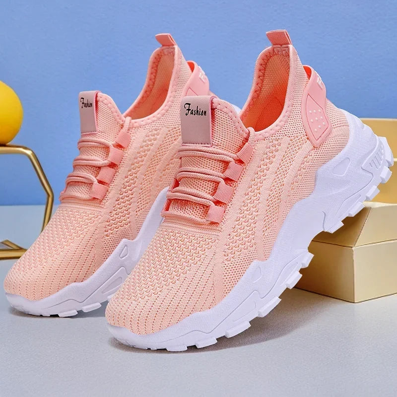 Damen-Sneaker 2025: Rollstep Women's Chunky Sneakers Lightweight Soft - Fashion Walking Shoes Breathable Tennis Sport Gym Workout Collection