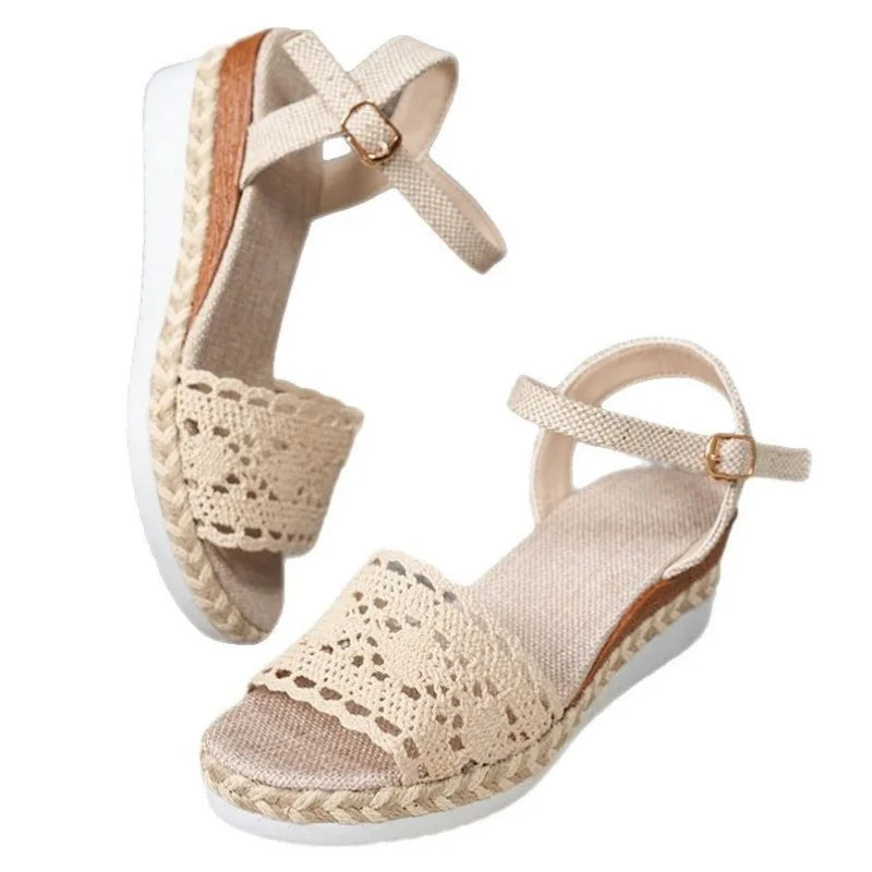 Women Sandals Summer Casual Luxury Flat Sandals Platform Shoes for Women 2025 New Designer Fashion Sandals Sandalias De Mujer