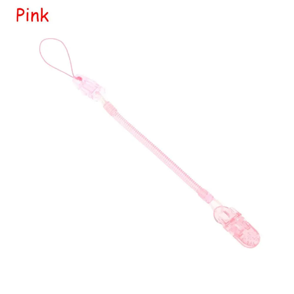 Cartoon Animal Baby Pacifier Clips Baby Pacifier Clip Chain Newborn Dummy Pacifier Chain Clip Holder Baby Pacifier Chain