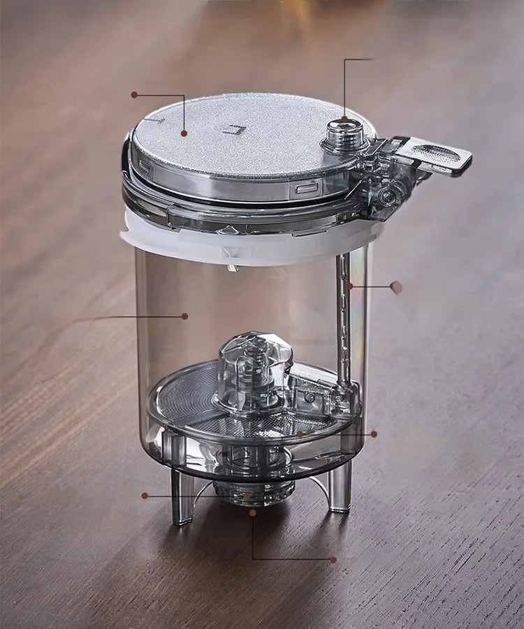 GIANXI Glass Teapot And Pot Household Tea Set Teapot Heat-resistant Tea Water Separation Filter Flower Teapot Glass Teapot