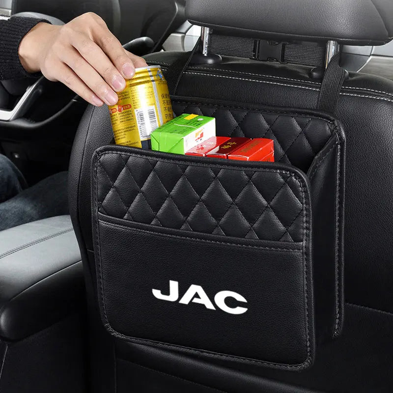 Car Back Seat Storage Bag Organizer Hanging Bag For JAC Refine J3 J4 J7 JS2 JS3 JS4 KR1 S2 S3 S4 S5 S7 Vapour T8 car Accessories