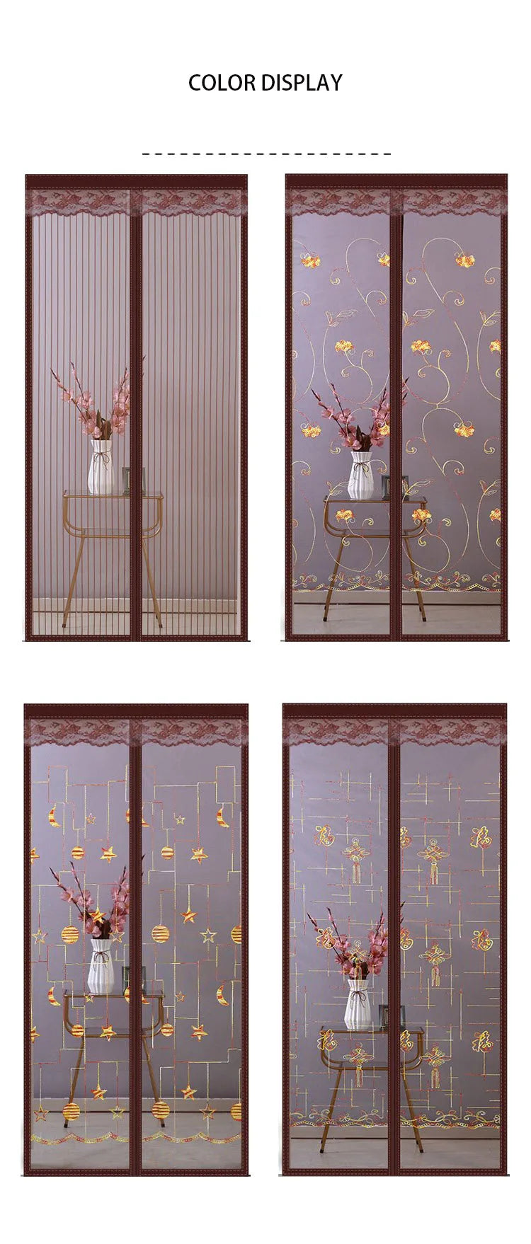 Door Curtain Summer Anti-mosquito Household Magnetic Screen Door Screen Magnet Pair Suction Partition Curtain Free Punch
