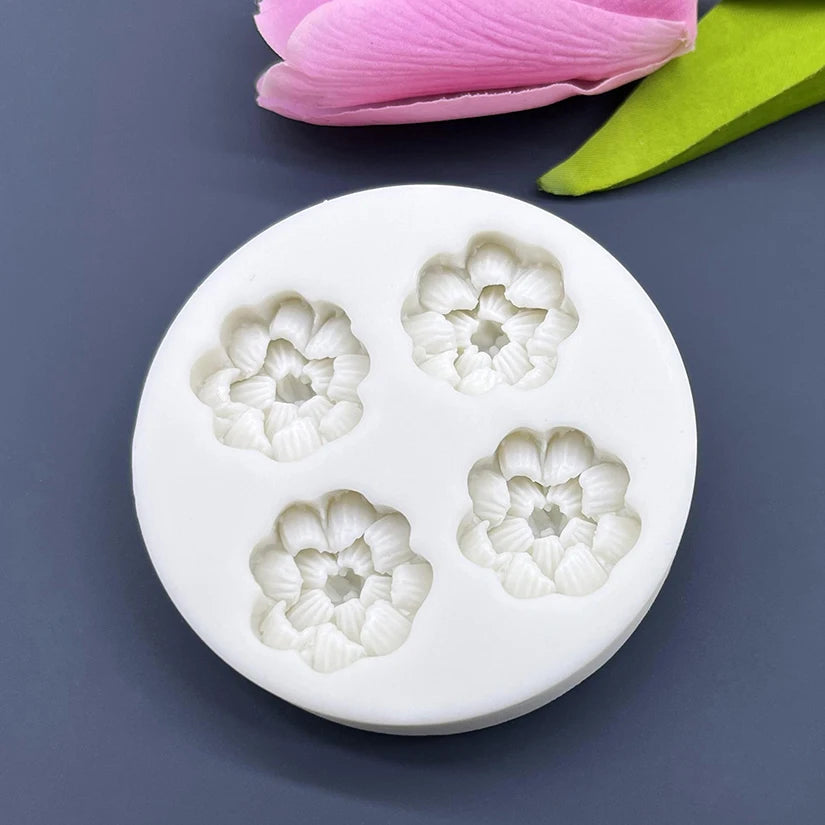Flower Daisy Silicone Sugarcraft Mold Resin Tools Cupcake Baking Mould Fondant Cake Decorating Tools