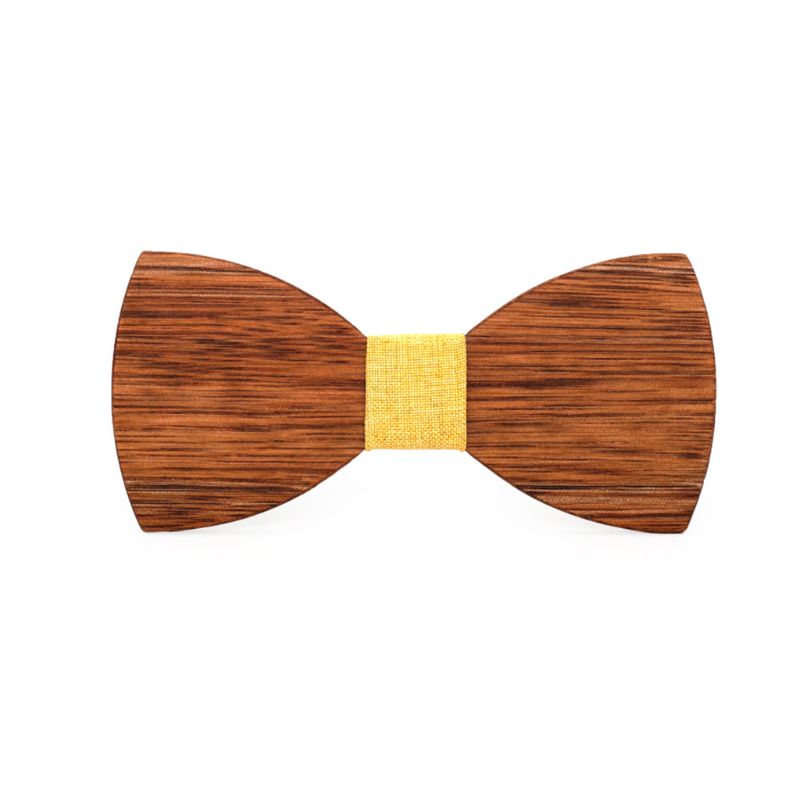 Novelty Design 3d Wooden Tie Pocekt Square Cufflinks Fashion Wood Bow Tie Wedding Dinne Handmade Corbata Wooden Ties
