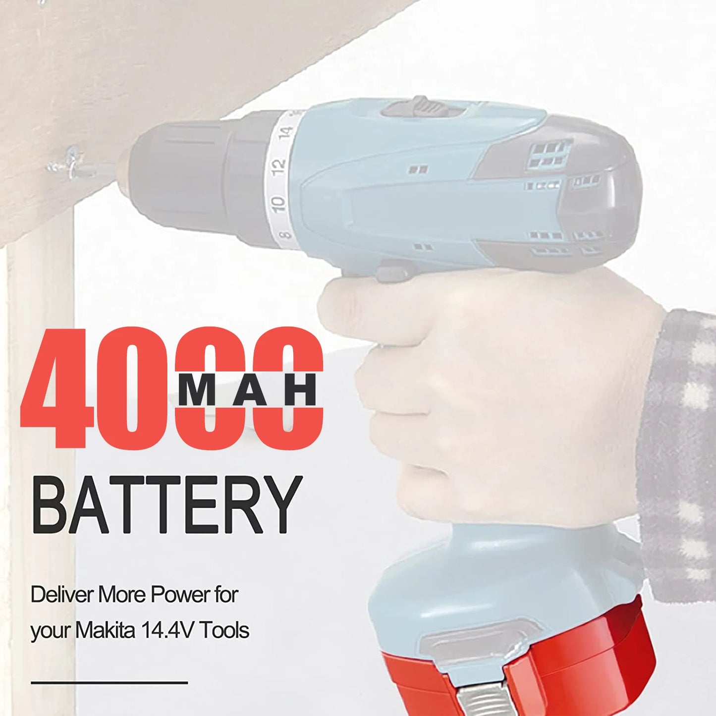 Rechargeable Batterie For Makita 14.4V Battery 3500mAh/4000mAh Ni-MH Battery PA14 1422 1433 1420 192600-1 6281D 6280D 6337D