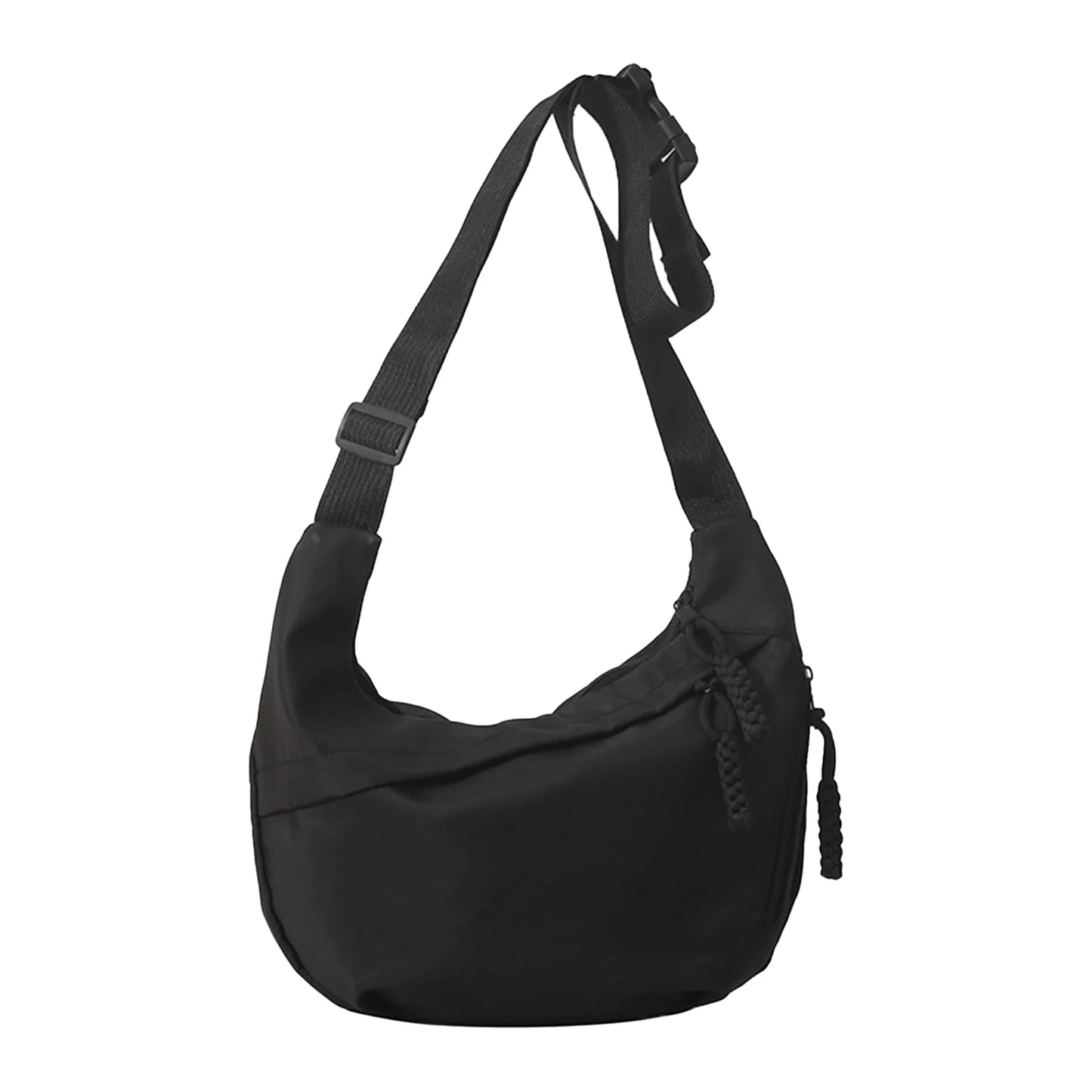 Casual Canvas Crossbody Bag for Women Designer Black/White/Red Shoulder Bags Large Capacity Tote Men Travel Shopping Bag 2025