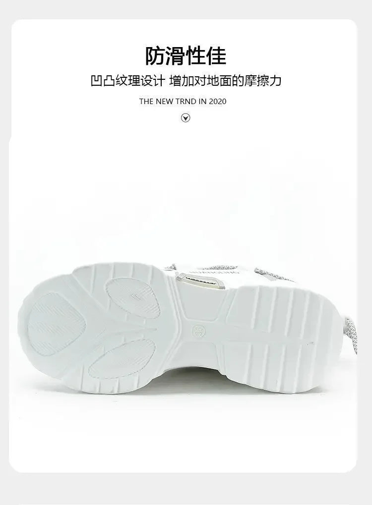 Sneakers Women Sports Shoes Platform Mesh Breathable Vulcanized Shoe Wedge Casual Comfort Woman Summer Zapatos Mujer2024