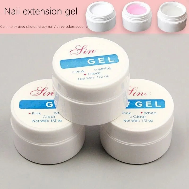 MOONBIFFY HW538 UV Builder Gel - Transparent Rosa 15ml