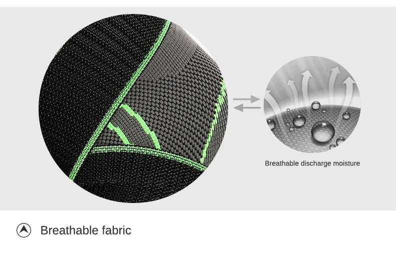 Knee Compression Sleeve with Adjustable Straps for Running Working Out and Sports Wearing Hiking Soccer Basketball Running Sport