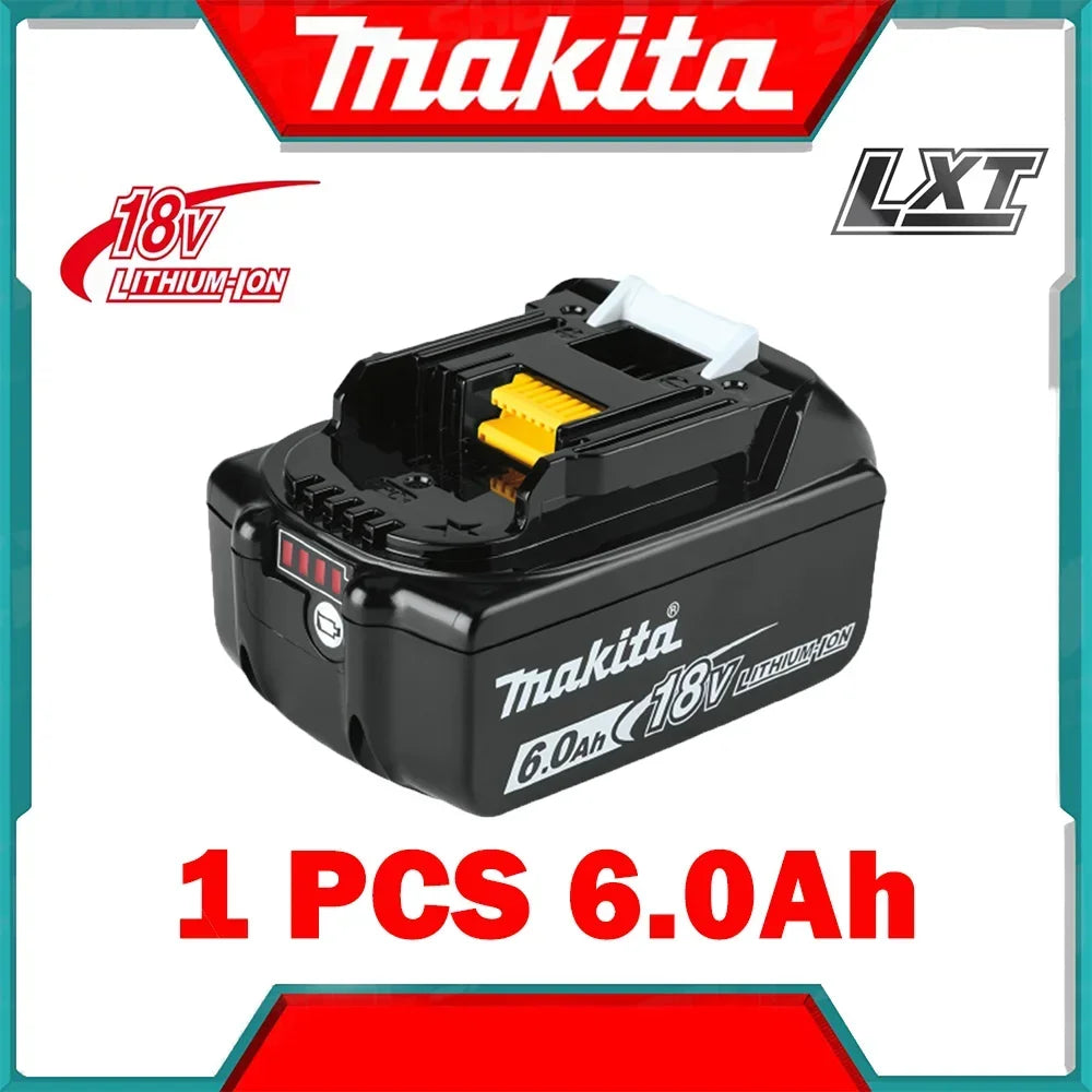 Batería Makita genuina de 18v con cargador de iones de litio recargable para herramienta eléctrica batería Makita de 18 v