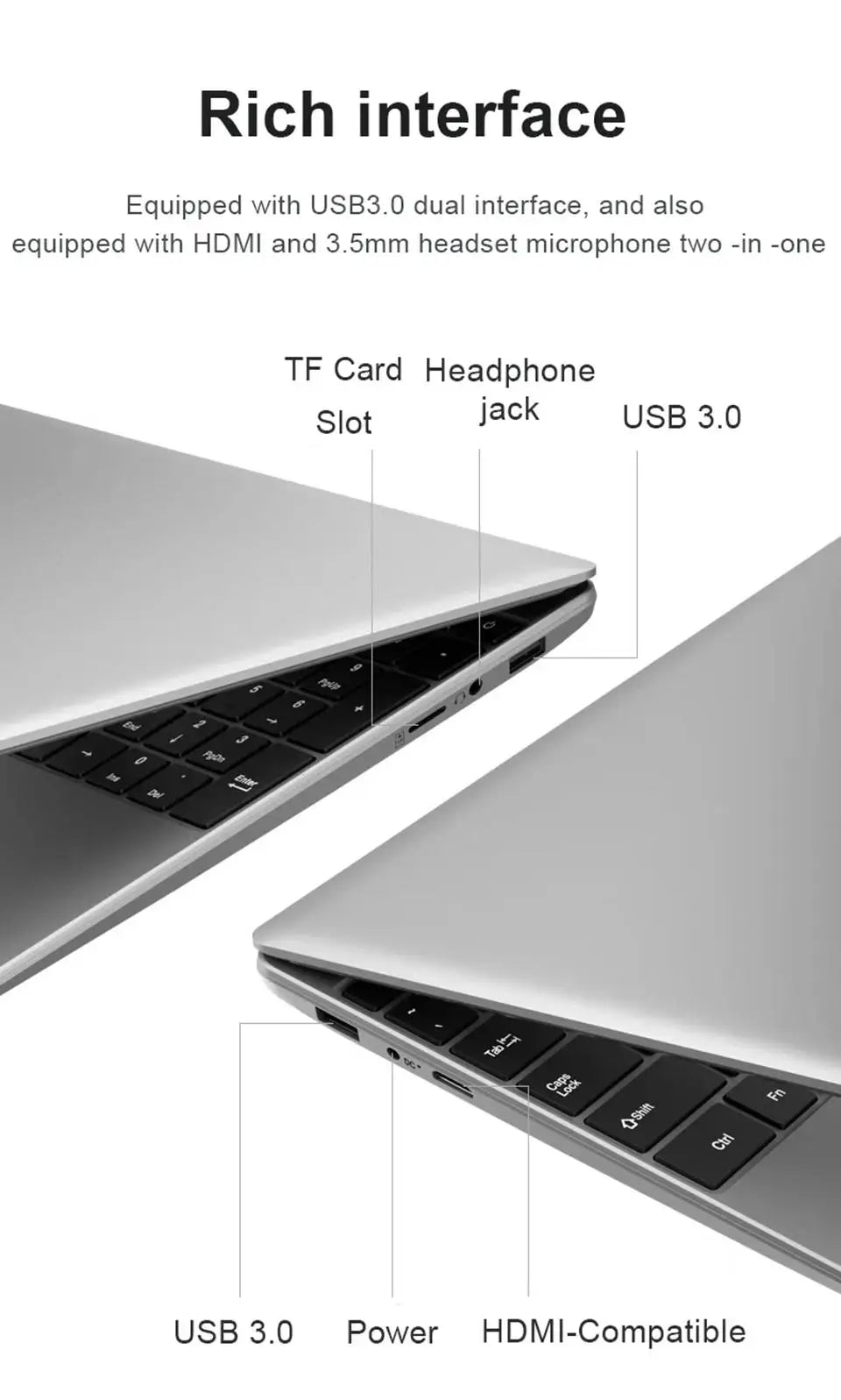 NovaBook I9 Portabler Laptop 14,1 Zoll - 16GB 1TB SSD