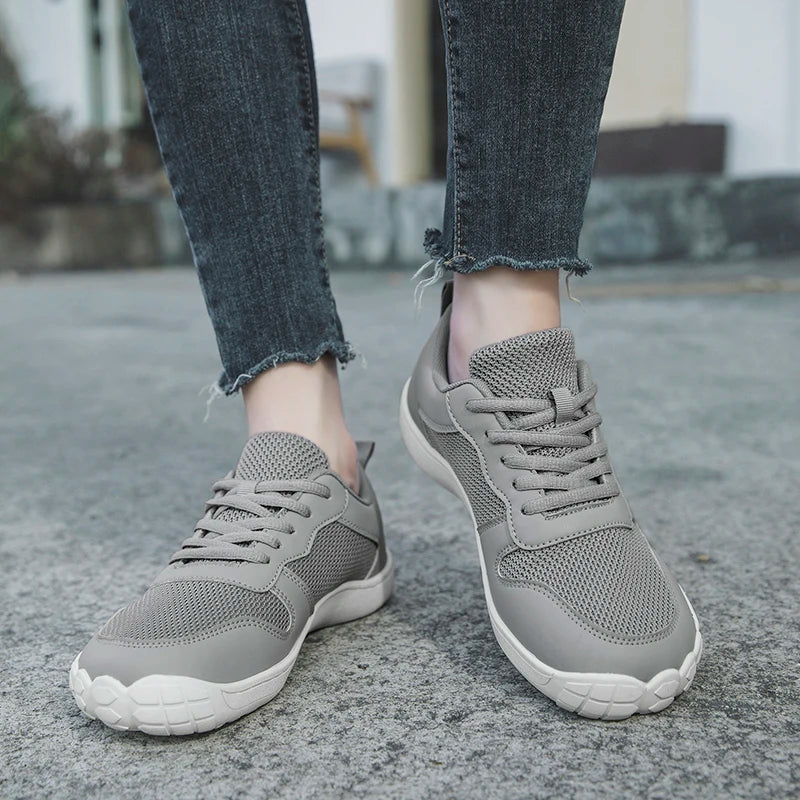 Neu Barfuß Casual Schuhe Für Frauen Leicht Atmungsaktiv Breit Zehen Sneakers Rutschfest Outdoor Walking Flats Loafers Größe 36-42