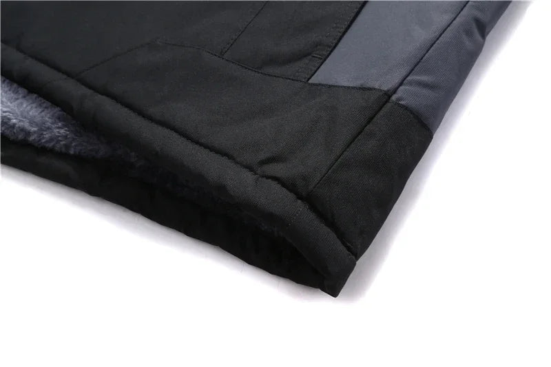 ArmeeGrün Parka Wasserdichtes Fleece - Größe 9XL, Dicke