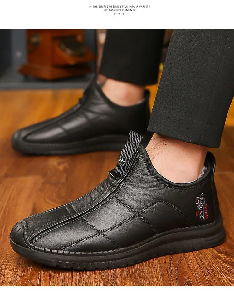 Henan Winterschuhe Velvet Warm - Größe 38-48, Wasserdicht, Rutschfest