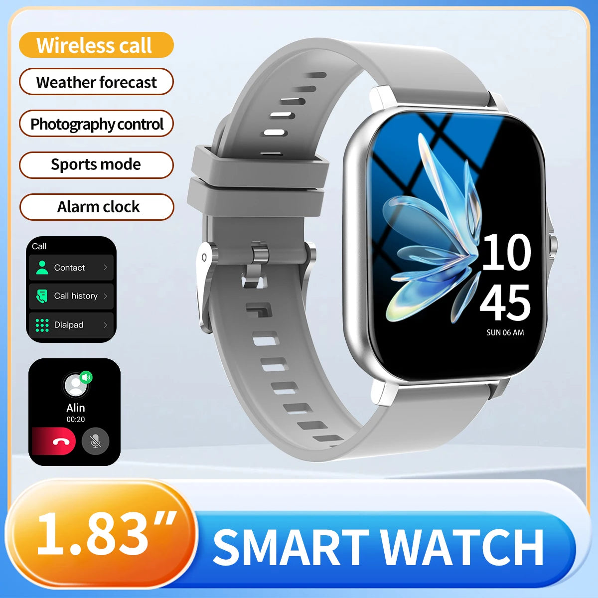 Smartwatch 2025: Outdoor Sports Wireless Calling - Multifunktional Herren Damen Sport Collection