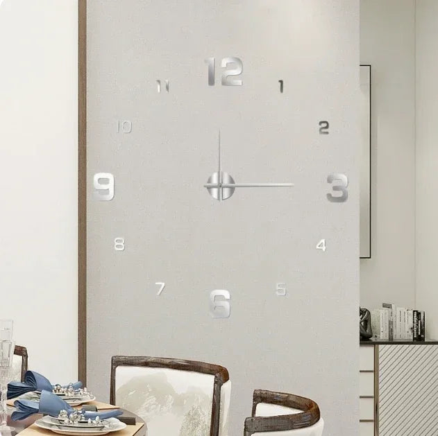 Choice 3D Rahmenlos DIY Uhr - Acryl 50cm Leise Wohnzimmer