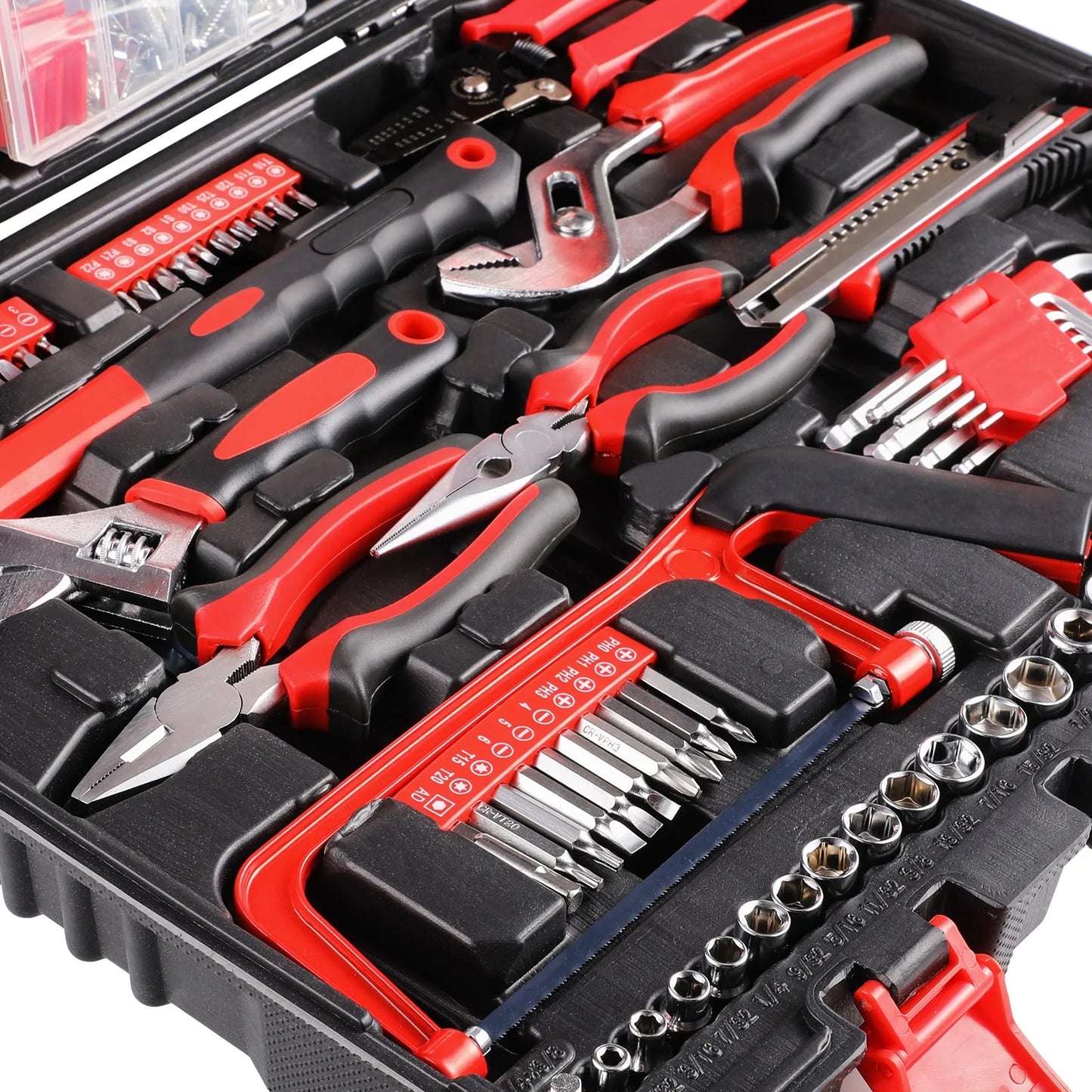 198-teilig Auto-Reparatur-Werkzeug-Set mit Koffer