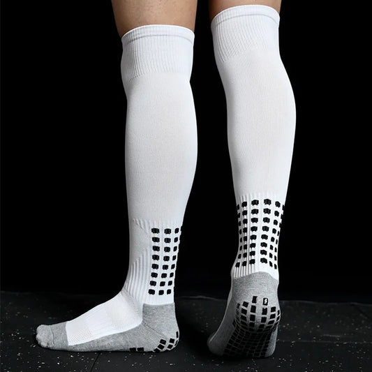 Neue Lange Fußballsocken mit Silikon-Saugnapf-Griff - Antirutsch-Fußballsocken für Sport, Männer und Frauen