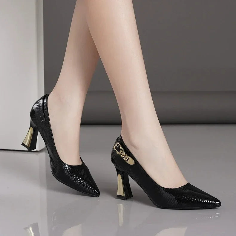 Fashion Women High Heels Shoes elegant Pointed Toe Elegant Sandals Woman 2025 New Spring Designer Party Trend Pumps