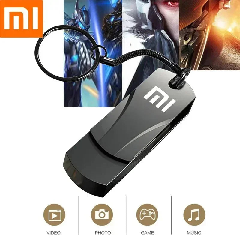 Xiaomi 16TB Flash Drive USB 3.2 Super High Speed Metal Transfer U Disk Pen Drive 8TB Waterproof Type C Disk SSD USB Drive Disk