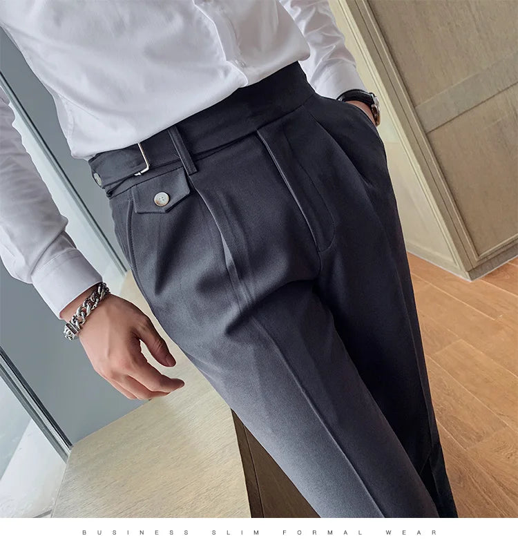 HUBEI B365 Slim Fit - Herren Polyester Hose Gr.29-36