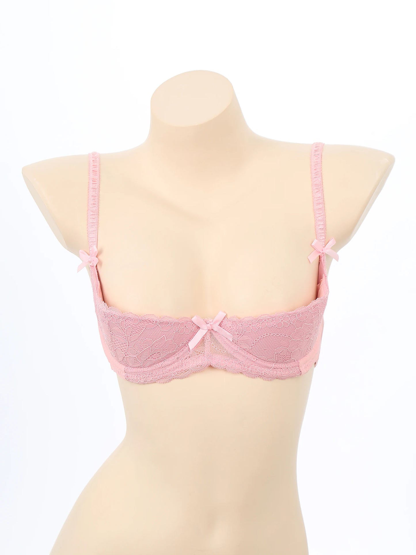 Sutien elegant pentru femei, cu 1/2 cupă, cu întăritură, push-up, dantelă, cu căptușeală, bandană, bretele reglabile, lenjerie intimă, spate cu cârlig, bustieră