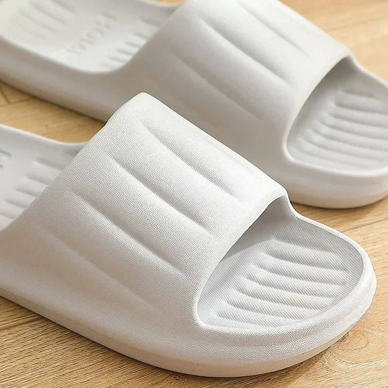 Heim Hausschuhe Frauen Männer Sommer Sandalen Weich EVA Slides Strand Flip Flops Paare Badezimmer Rutschfest Schuhe