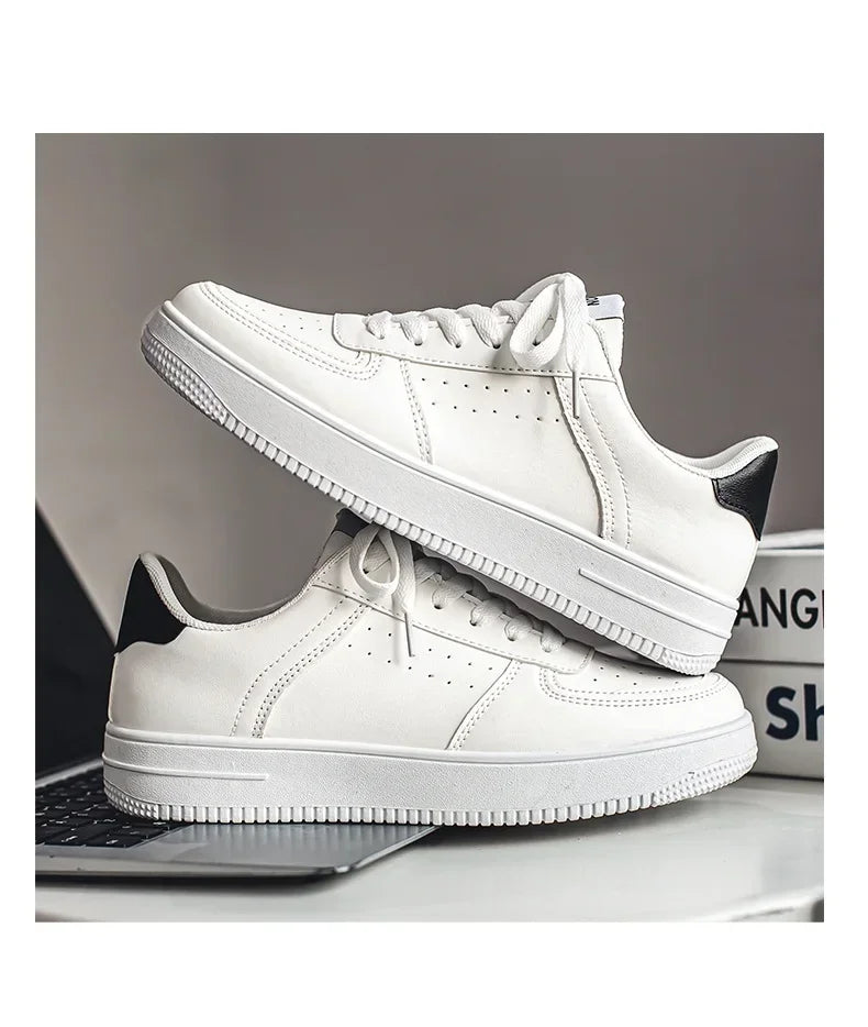 NKLSA Sneaker Atmungsaktiv - Dicke Sohle Weiß Größe