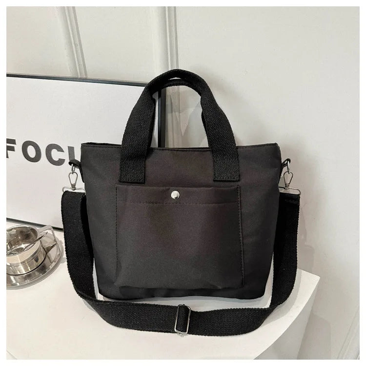 Small Casual Tote Bags Women Shoulder Messenger Bags Korean Canvas Fashion Female Crossbody Bag for Girl 2024 Cloth Handbags