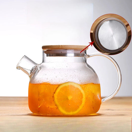 Borosil TeaPro Klarer Teekessel - 1L 1,8L Borosilikatglas