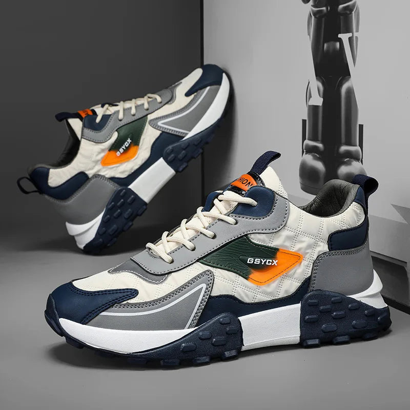 Pantofi sport LuxeStep Max cu platformă - Mărime de iarnă 45 Piele 4cm