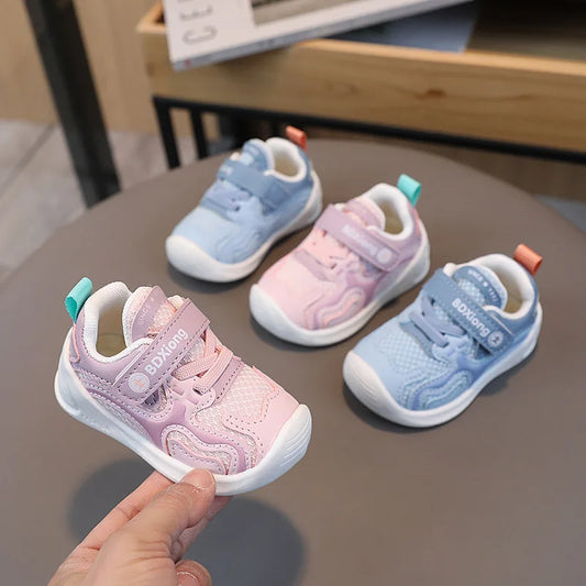 Frühling Herbst Baby Mädchen Schuhe 2025 - Komfortable Mesh Atmungsaktiv - Kleinkind Sneakers Weiche Sohle Erste Schritte