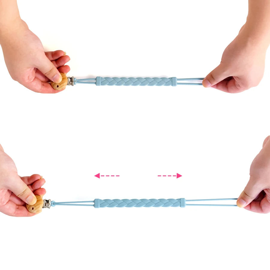 Bebe personalizat suzetă clip BPA gratuit silicon suzetă lanț anti-cădere silicon de calitate alimentară jucării de dentiție articole pentru bebeluși