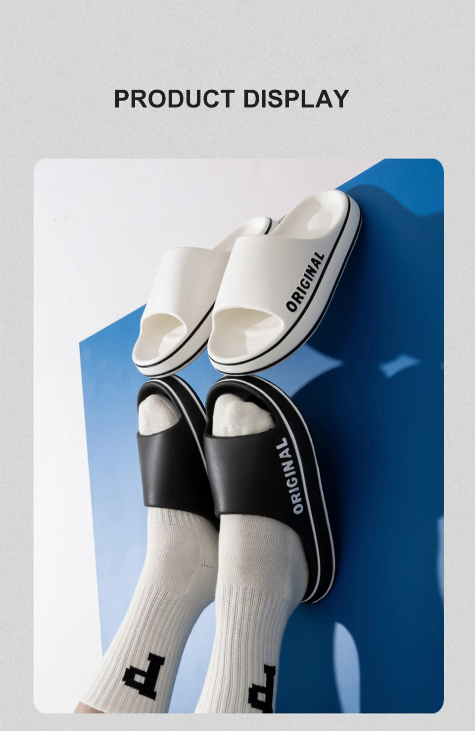 Feslishoet Frauen Buchstaben Hausschuhe Strand Slides Solid Farbe Herren Dick Sohle Innen Badezimmer Anti Rutsch Schuhe Sommer Paar Sandalen