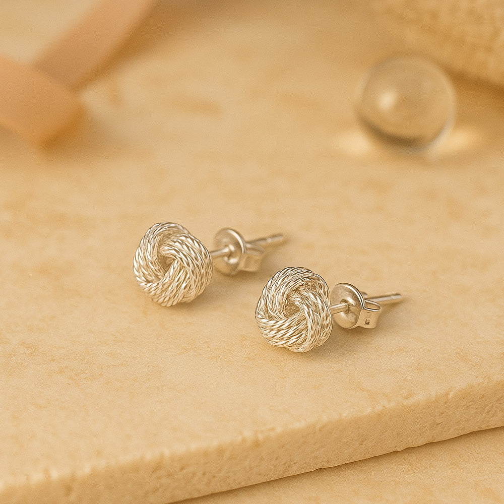 KnotSilber Filigranes Silberset - Länge 45 cm, 925er Silber, Nickelfrei