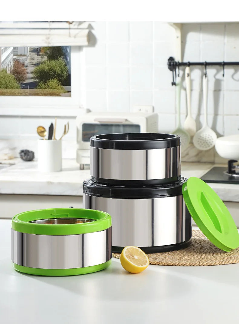 Large Capacity Commercial Portable Insulated Pot with Rice and Household Three Piece Set Insulated Bucket