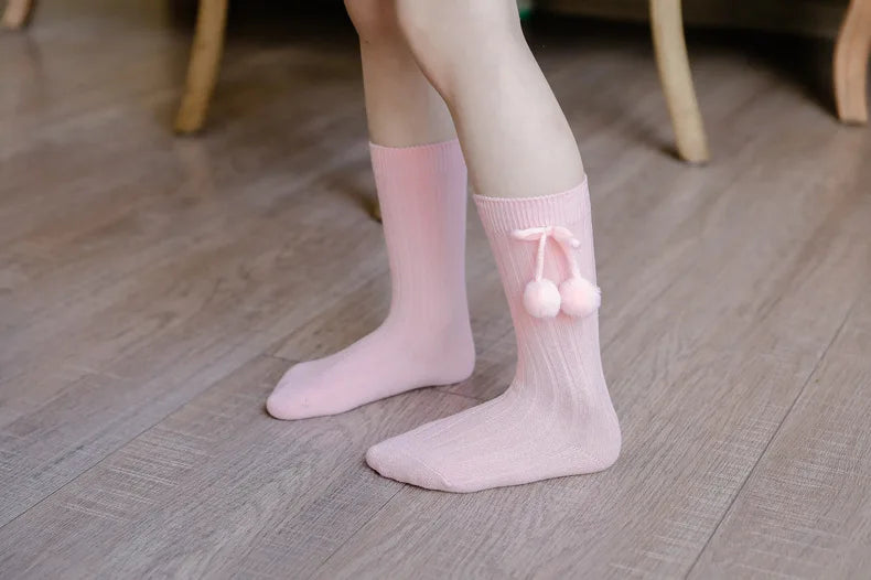Kawaii Prinzessin Kniehoch Socken - Größe 0-4J Baumwolle