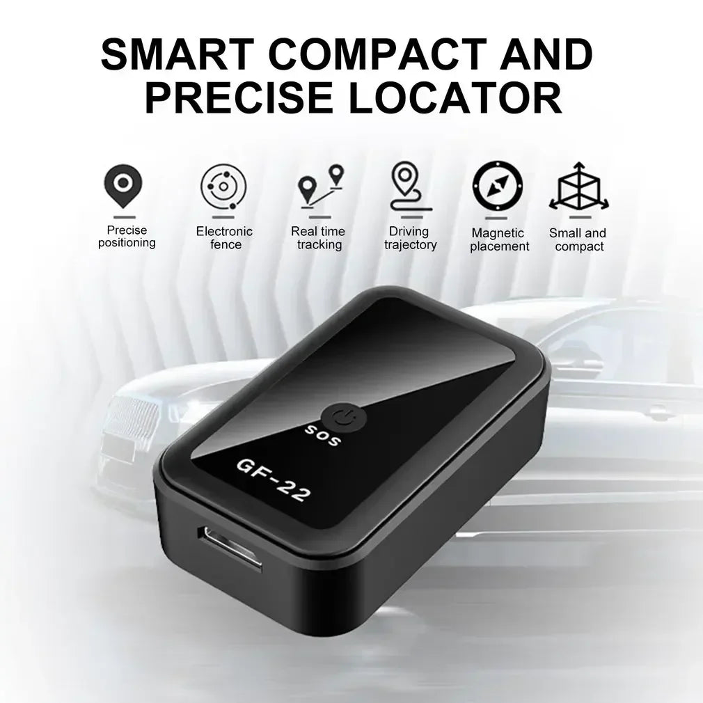 GPS-Tracker 2025: GF-22 Car Tracker Device Strong Magnetic - Automatic Alarm Motorcycle Car Mini GPS Trackers Voice Control Anti-Lost Device Locator Collection