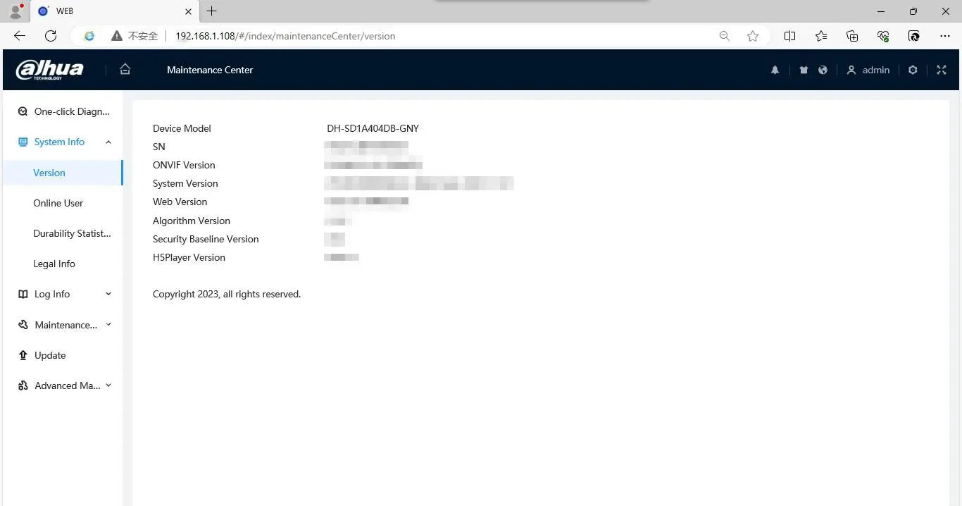 Dahua SD1A404DB-GNY IR15m 4MP built-in MIC 2.8-12mm motorized zoom lens Built-in Mic SMD Face detection IR 20M PTZ POE AI Camera - Golden Bridge Store