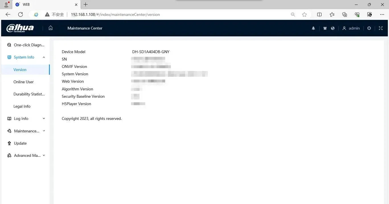 Dahua SD1A404DB-GNY IR15m 4MP built-in MIC 2.8-12mm motorized zoom lens Built-in Mic SMD Face detection IR 20M PTZ POE AI Camera - Golden Bridge Store