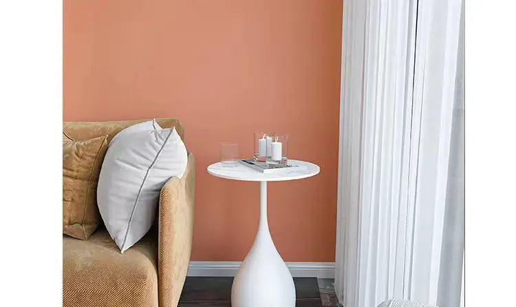 Simple Modern Tea Coffee Table Living Room Household Round Balcony Coffee Table Combination Creative Apartment Sofa Side Table