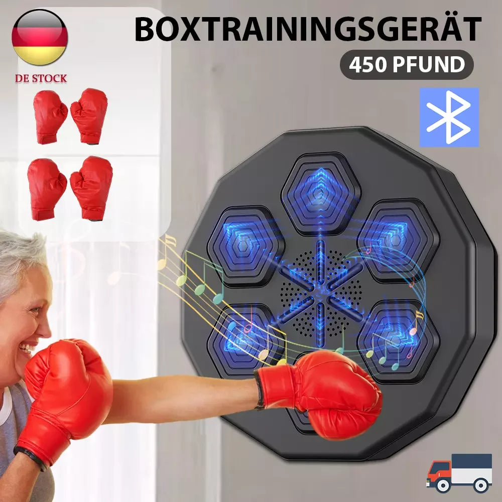 Intelligente Musik Boxing Maschine - Elektronisches Boxtraining Wandziel Sport Agilität Reaktion Wandmontage