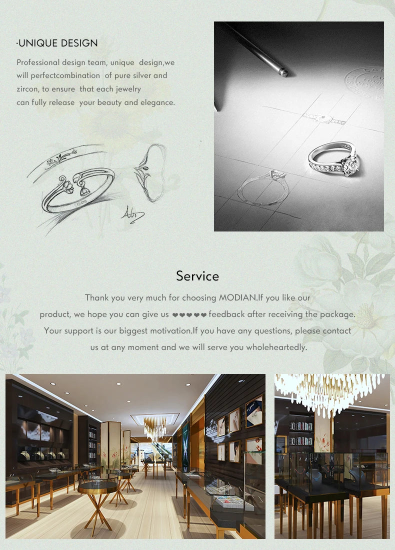 MODIAN 925 Sterling Silver Rainbow Cubic Zirconia Dublu Strat Inel Pentru Femei Design Geometric Inel Moda Bijuterii Fine Cadouri