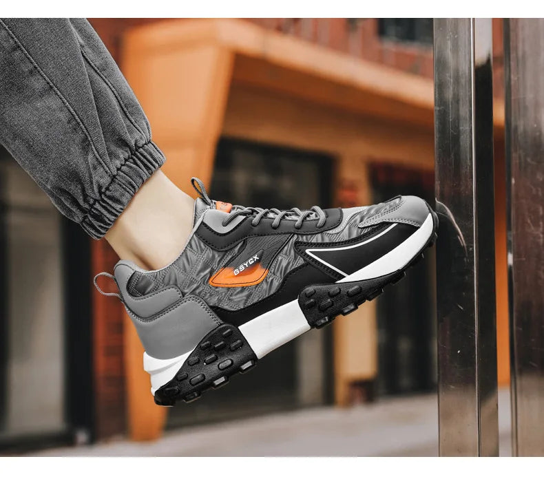 Teniși cu platformă pentru bărbați 2025: Bumbac de lux pentru iarnă - Colecție de alergare mărimi mari