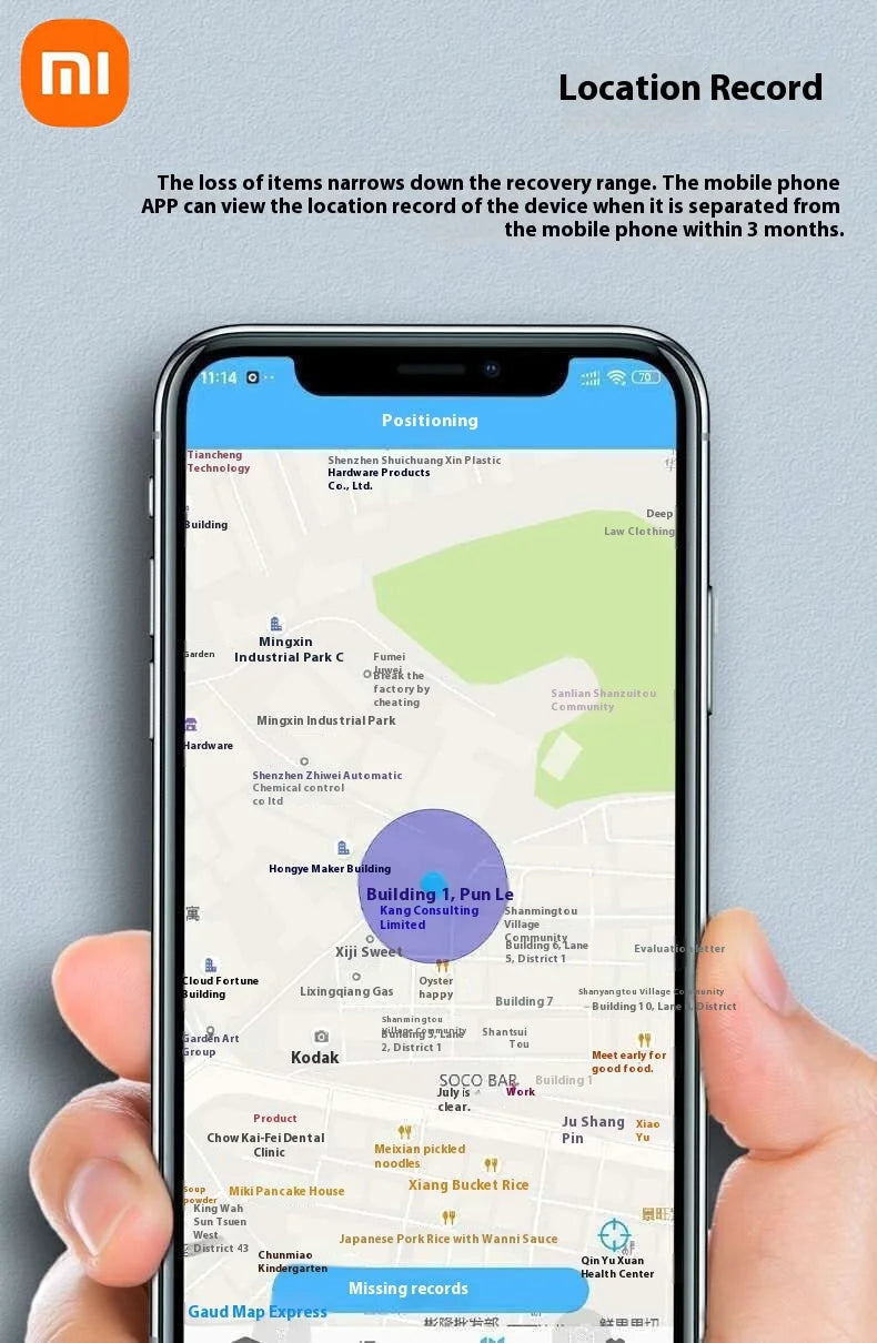 GPS-Tracker 2025: Xiaomi-Mini Smart Anti-Lost - Bluetooth 5.0 Collection