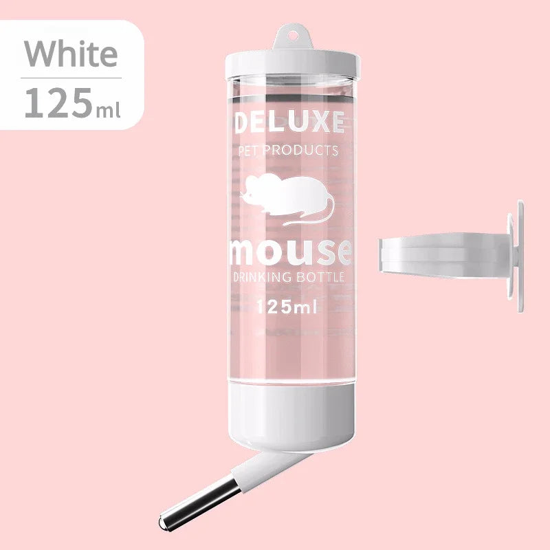 Haustier-Wasserspender 2025: Pet Water Bottle Automatic Water Feeder Hanging Pet Dog Drinking Bowl Plastic Water Dispenser Pet Supplies 80ML/125ML Collection