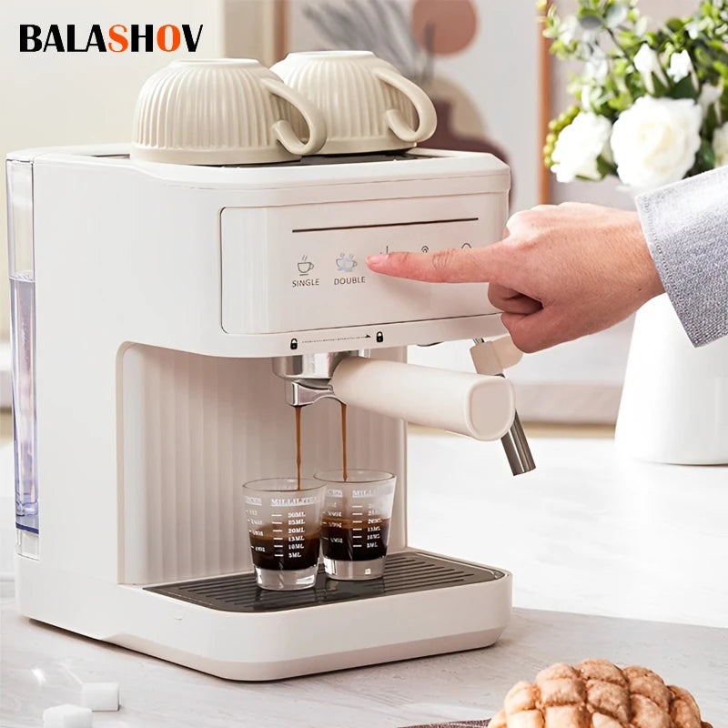 Elektrisch Italienisch Kaffeemaschine 20 Bar Professional Espresso Kaffee Maker Automatisch Semi Automatisch Espresso Cappuccino Heißes Wasser